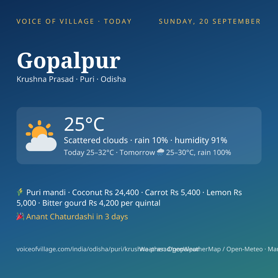 Gopalpur today