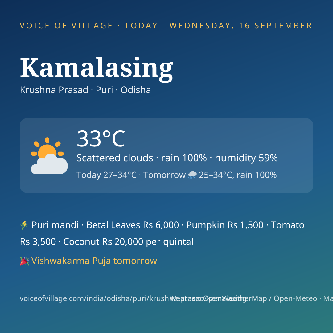 Kamalasing today