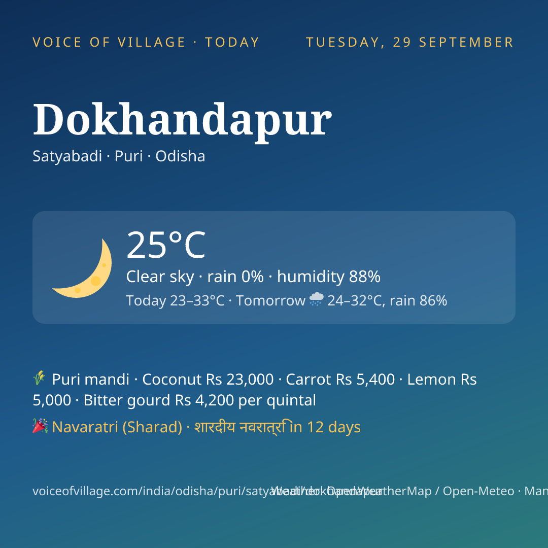 Dokhandapur today