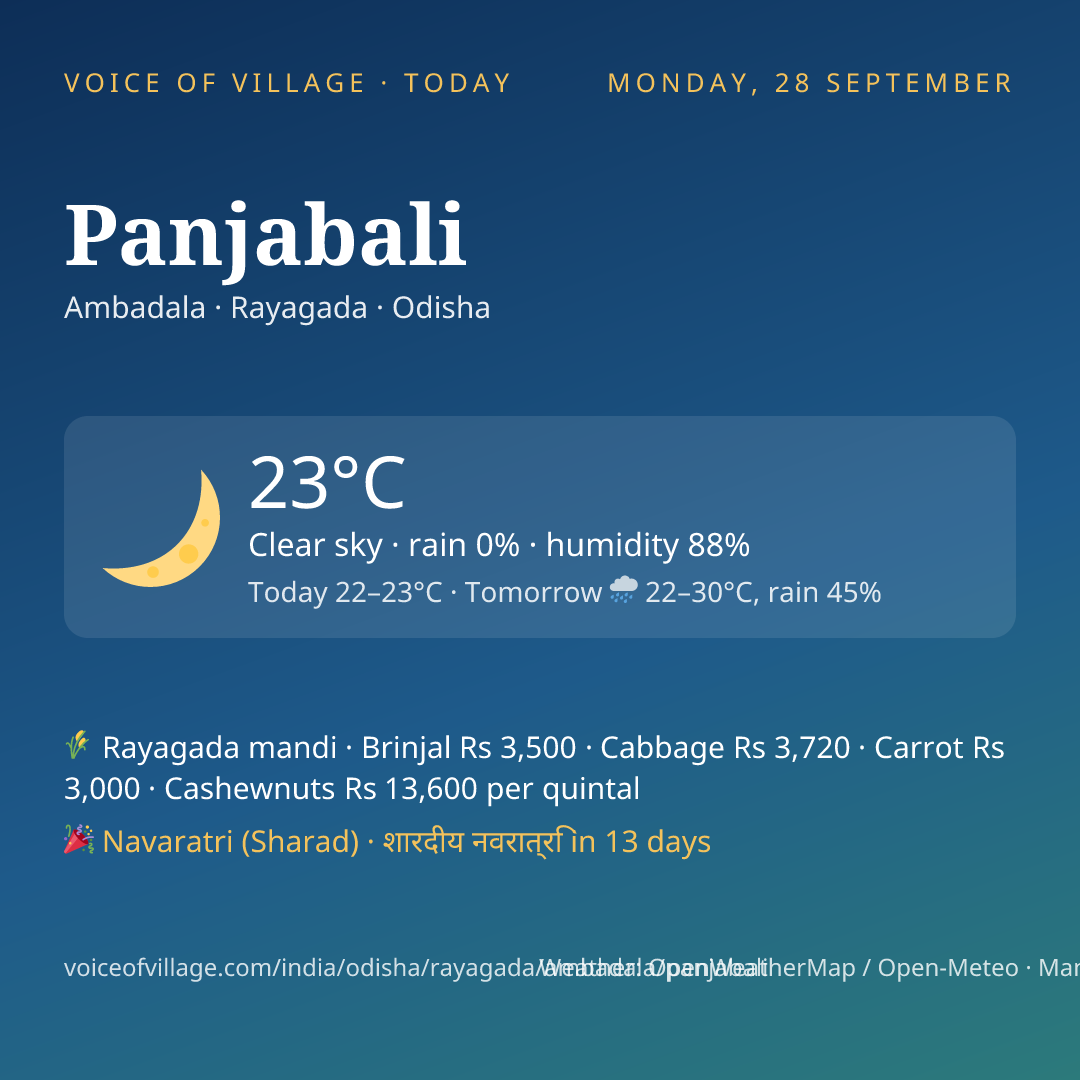 Panjabali today