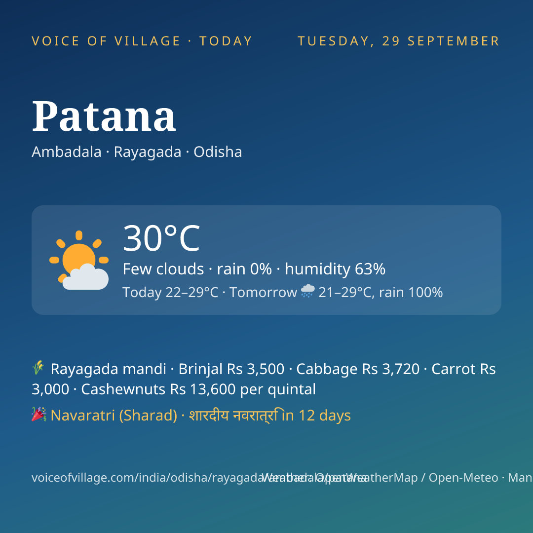 Patana today