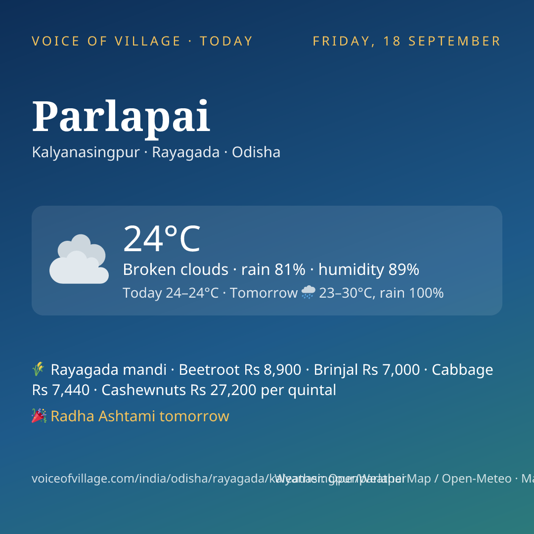Parlapai today