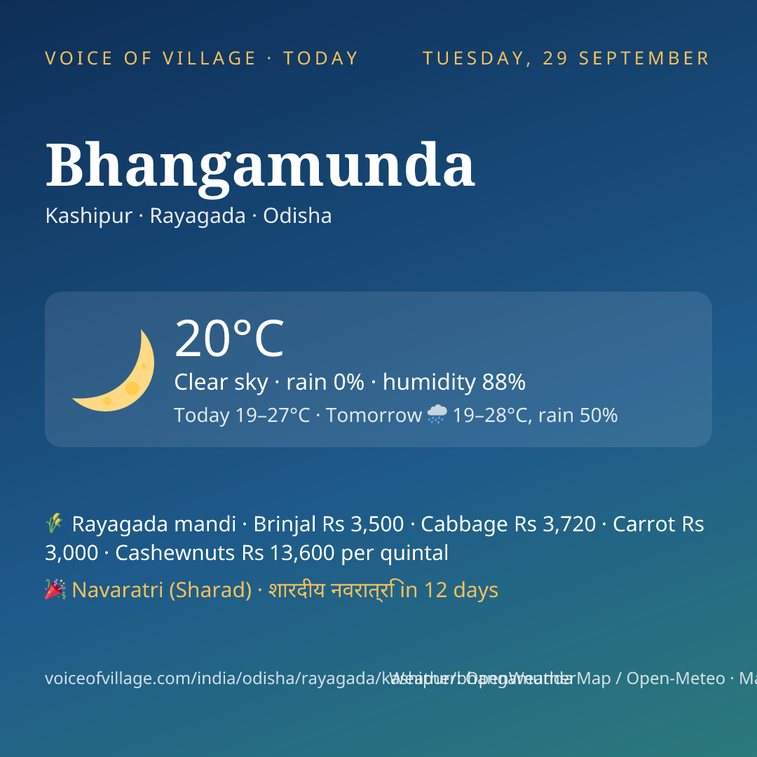 Bhangamunda today