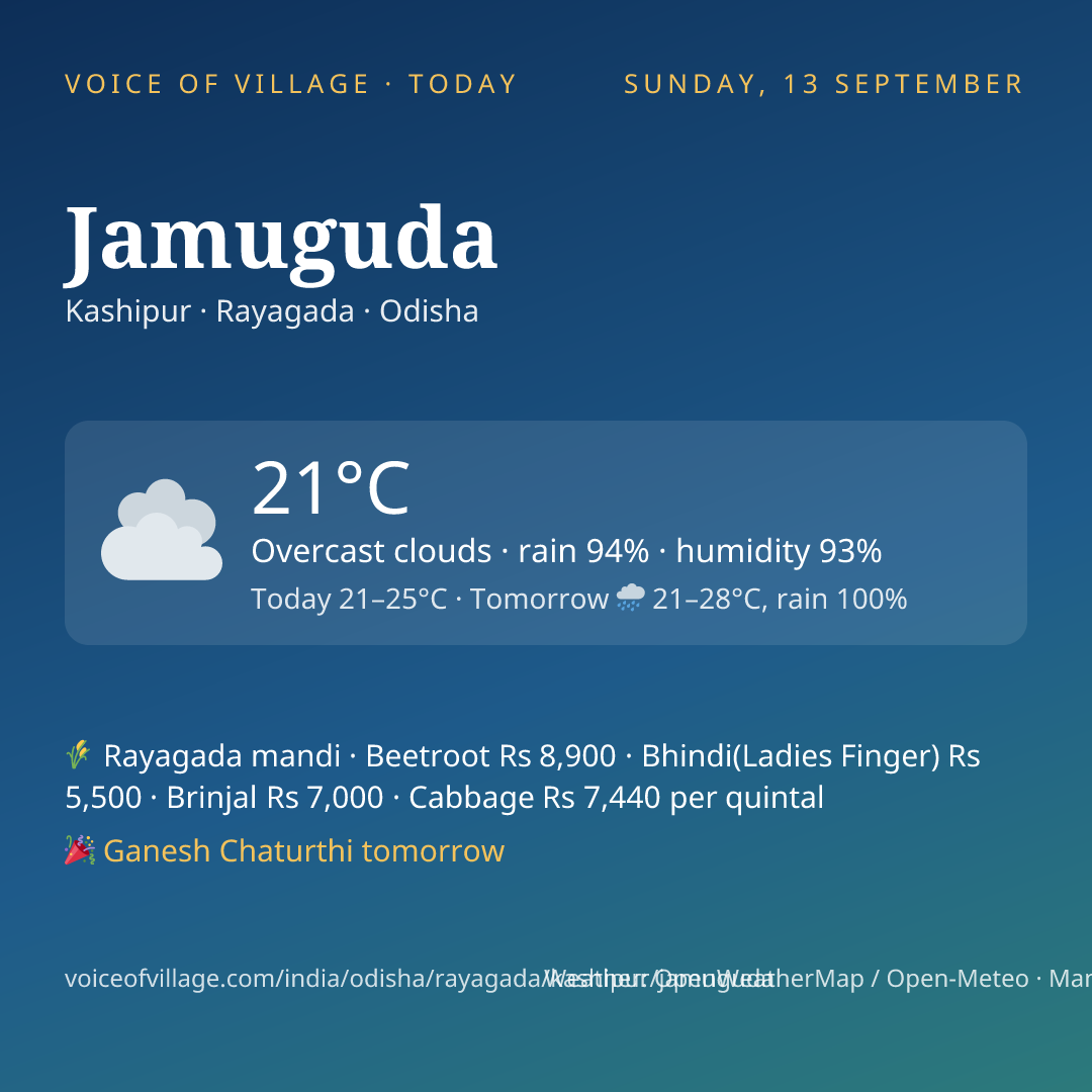 Jamuguda today