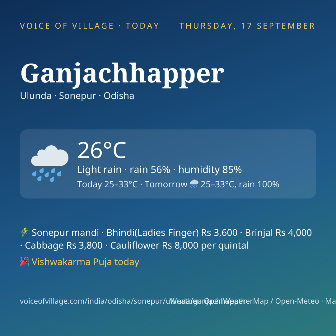 Ganjachhapper today