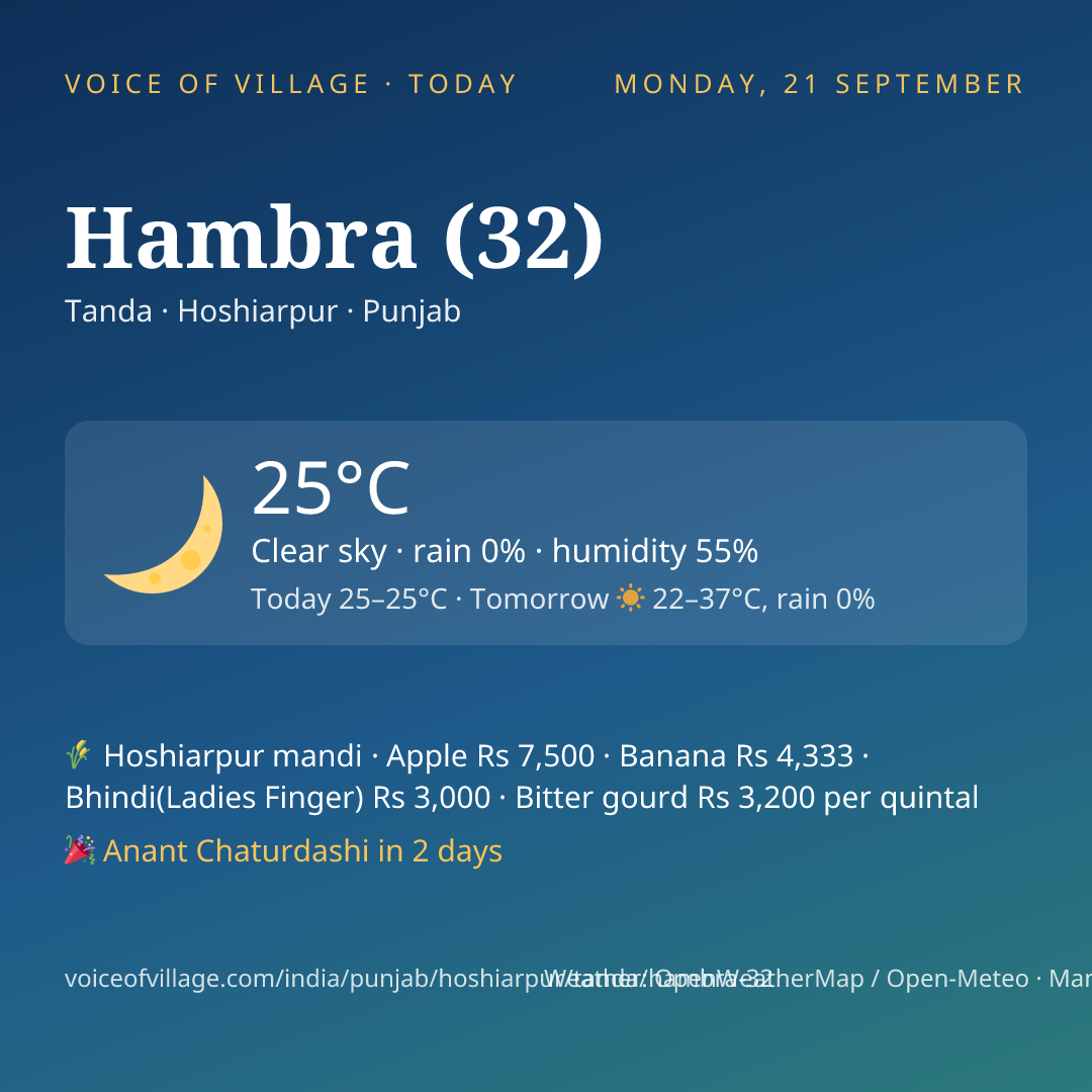 Hambra (32) today