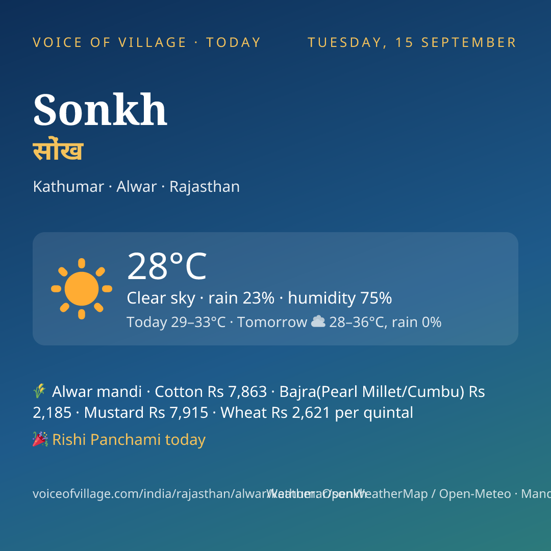 Sonkh today