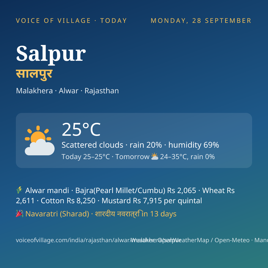 Salpur today