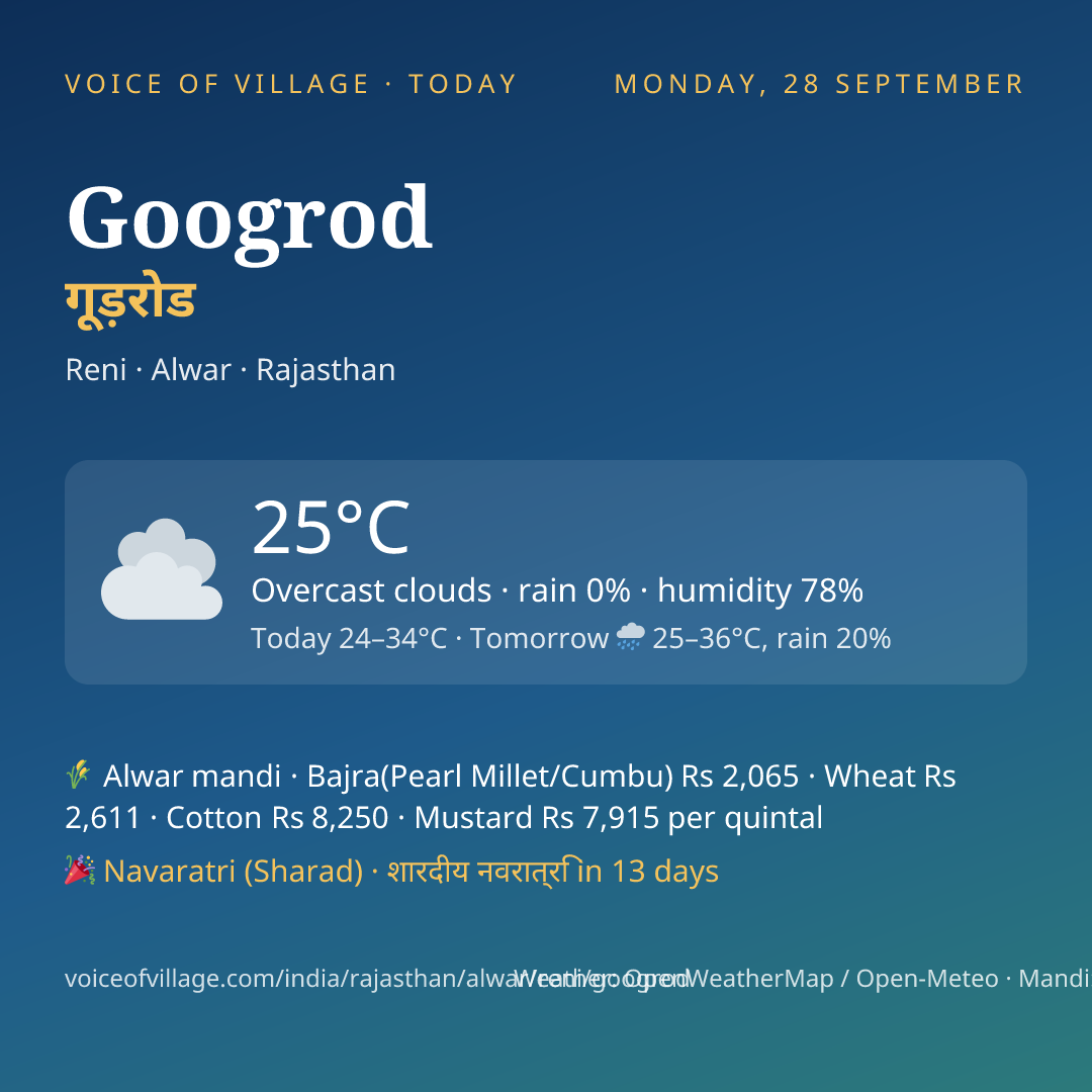 Googrod today