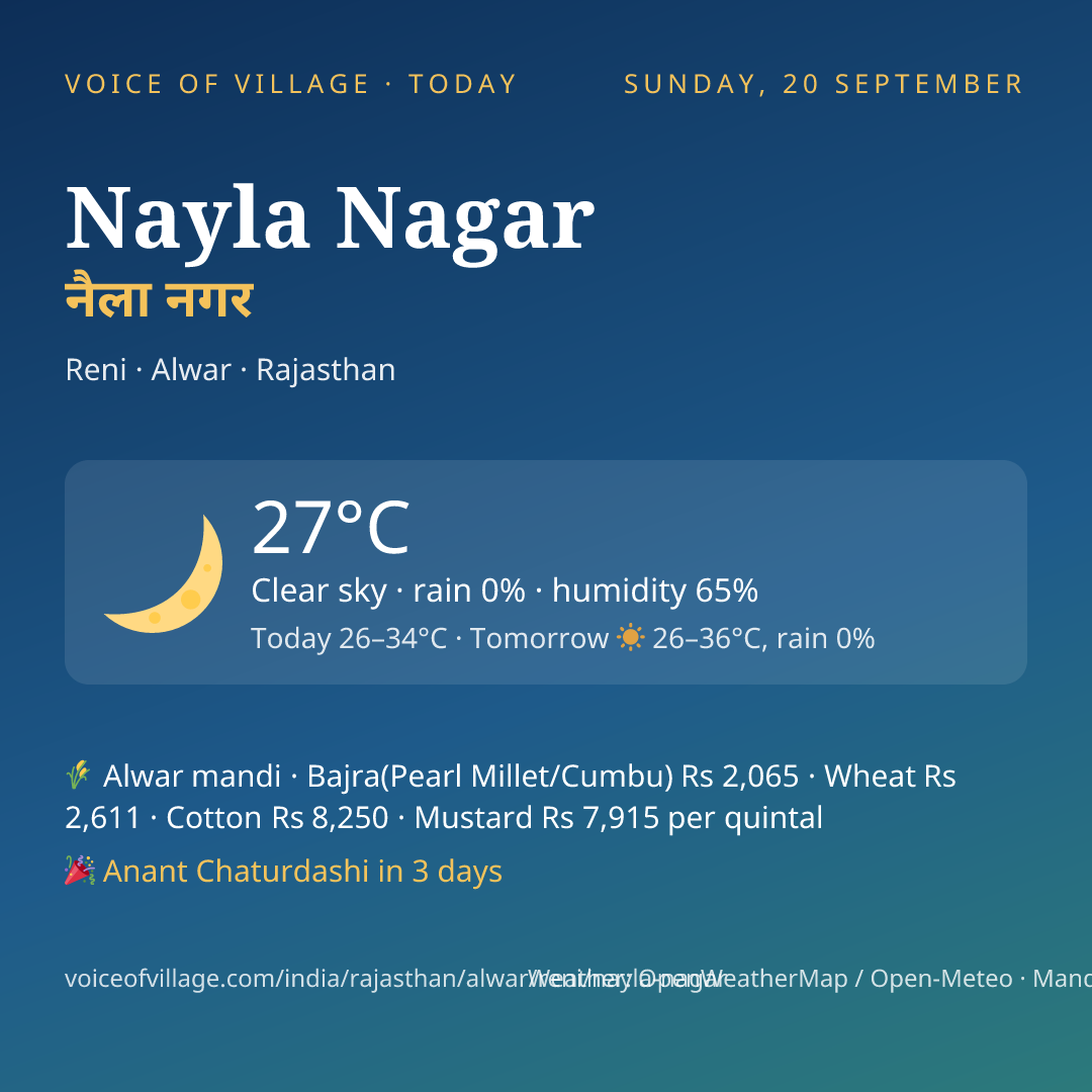 Nayla Nagar today