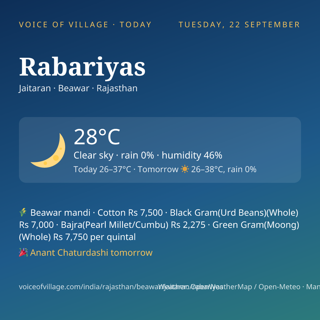 Rabariyas today
