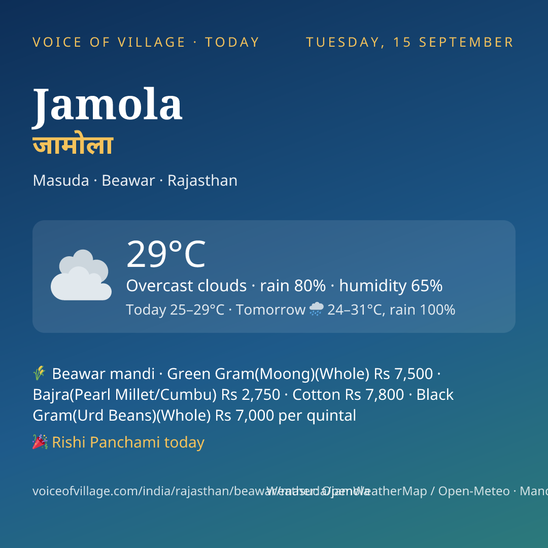 Jamola today