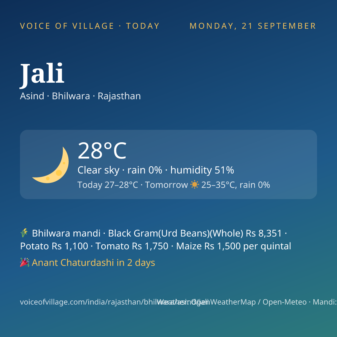 Jali today
