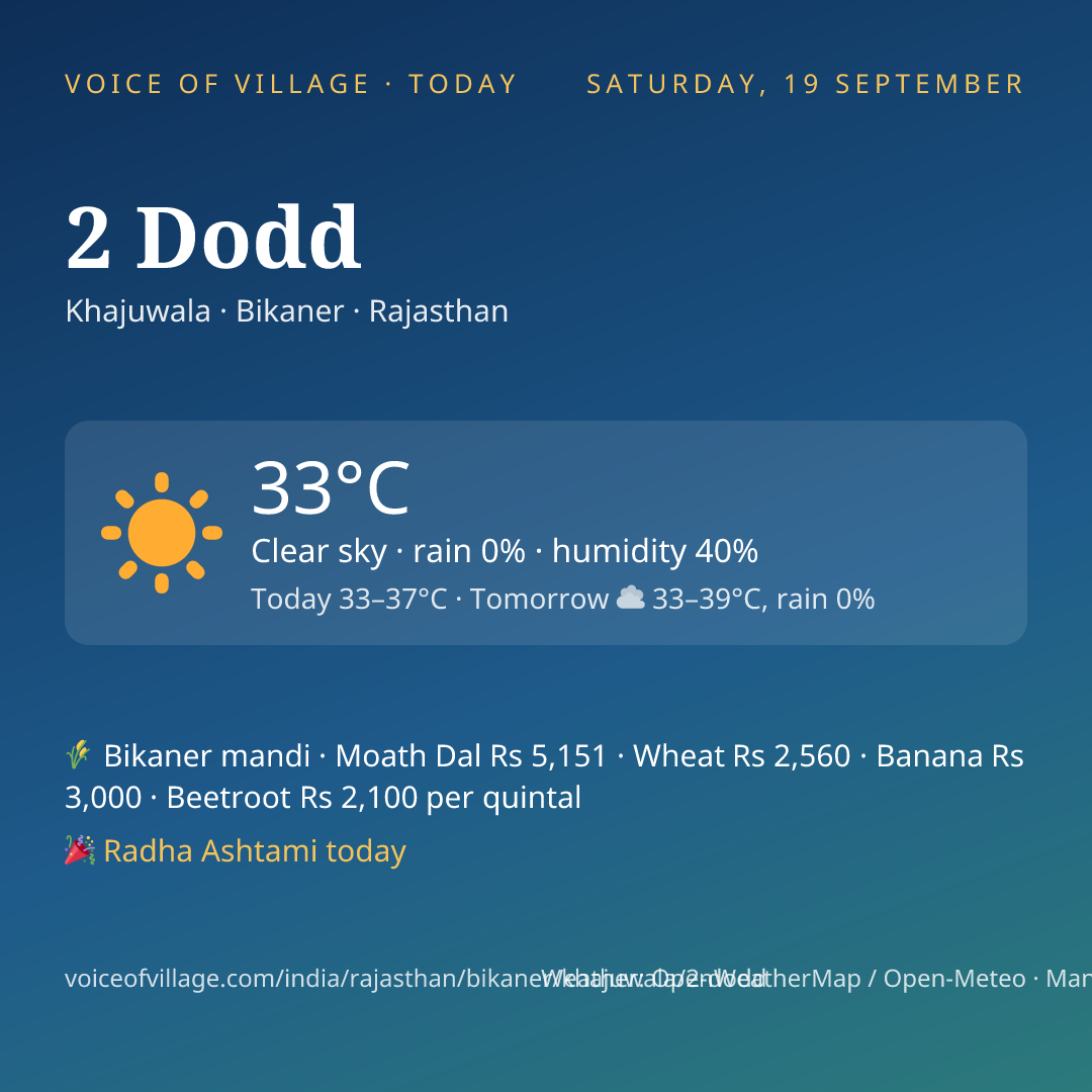 2 Dodd today