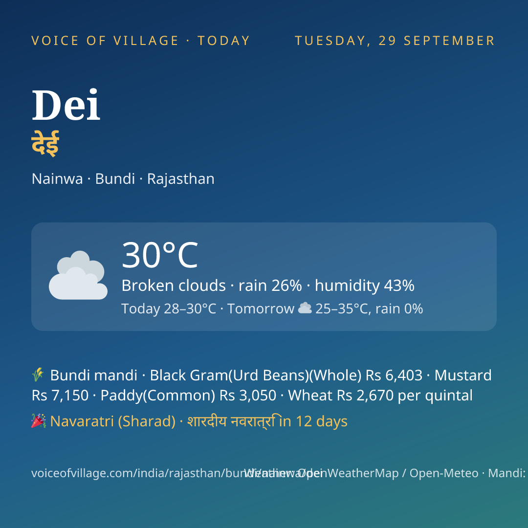 Dei today