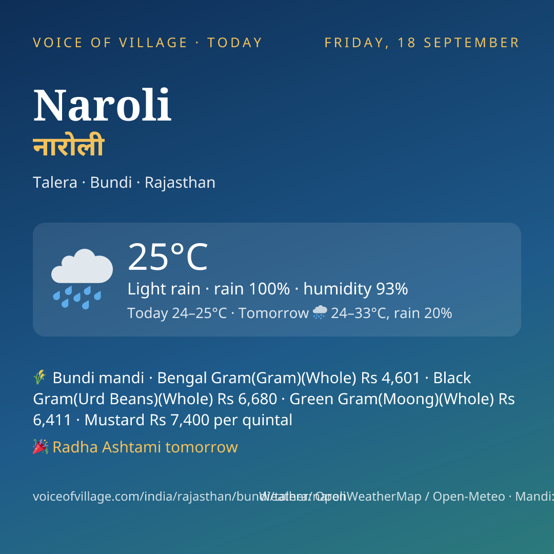Naroli today