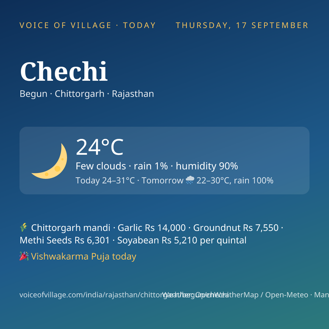 Chechi today