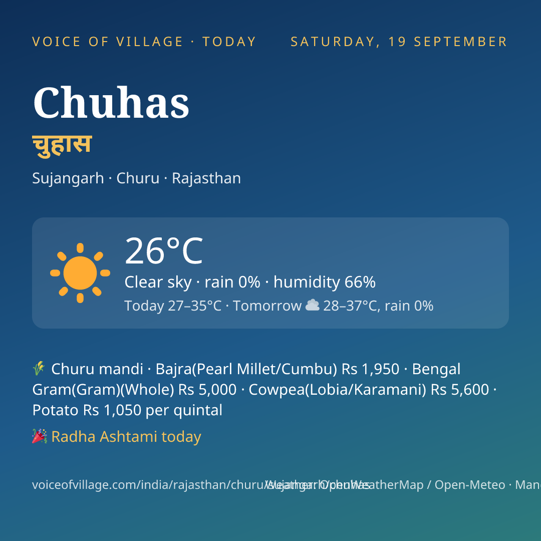 Chuhas today