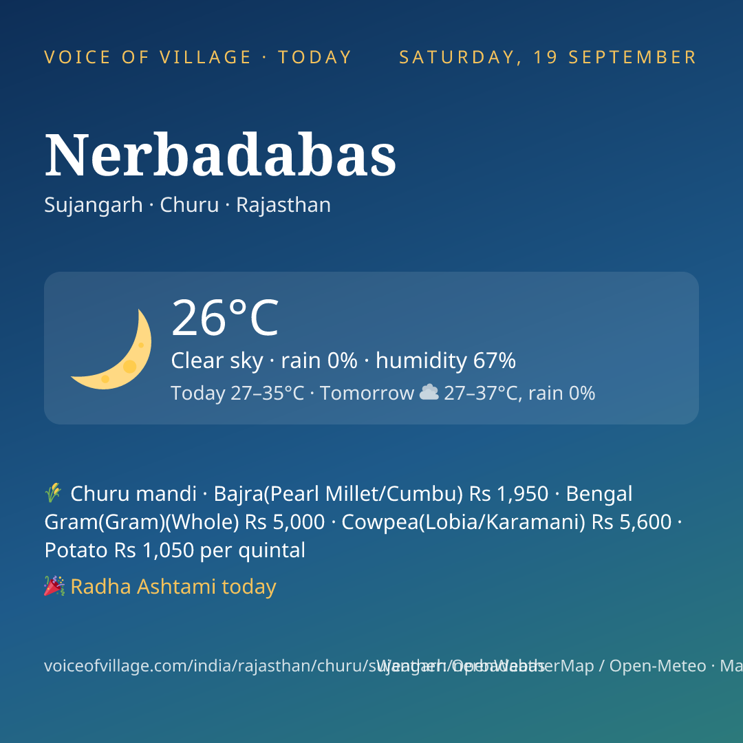 Nerbadabas today
