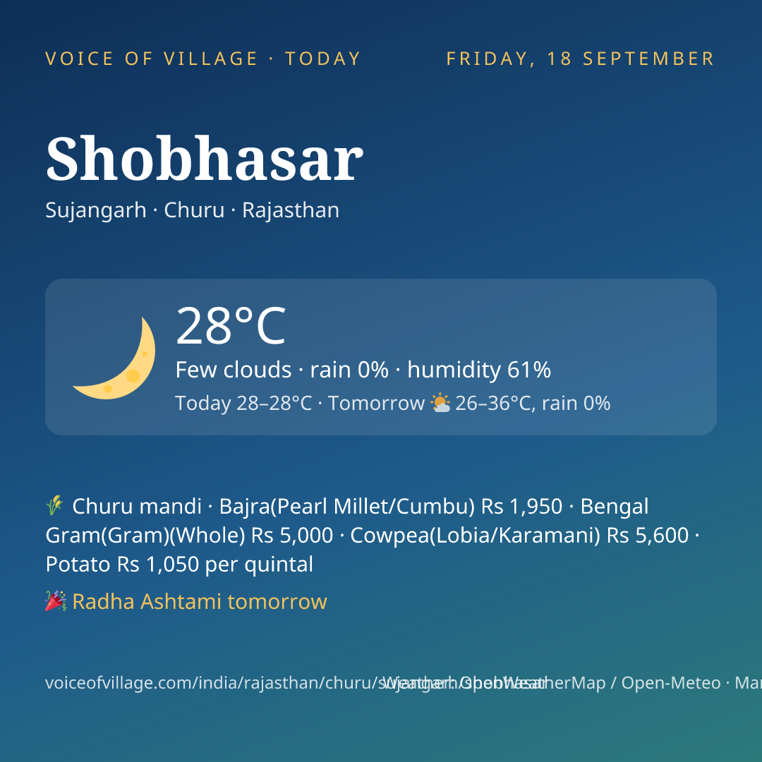 Shobhasar today