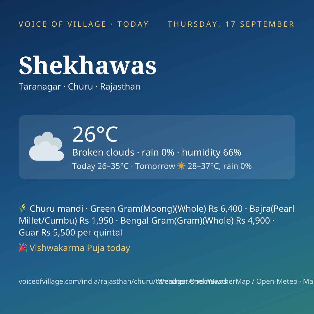 Shekhawas today