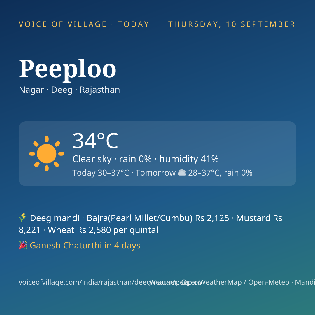 Peeploo today