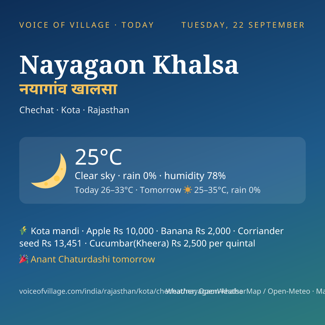 Nayagaon Khalsa today
