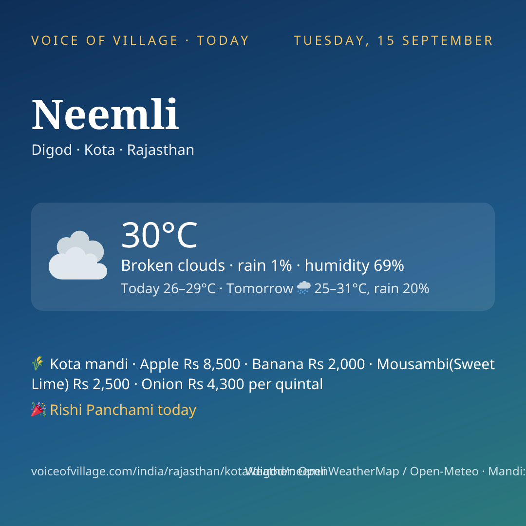 Neemli today