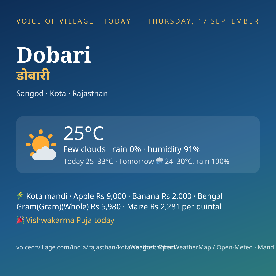 Dobari today