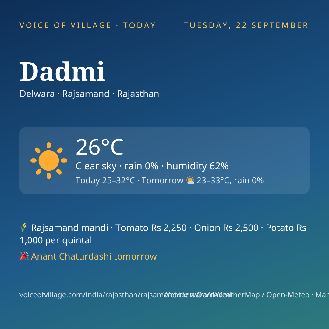 Dadmi today