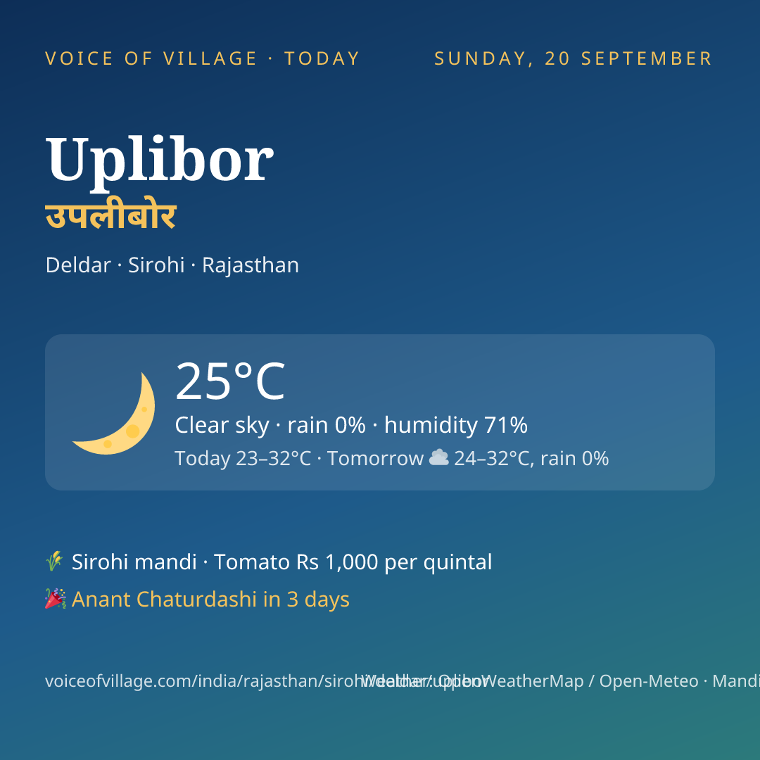 Uplibor today
