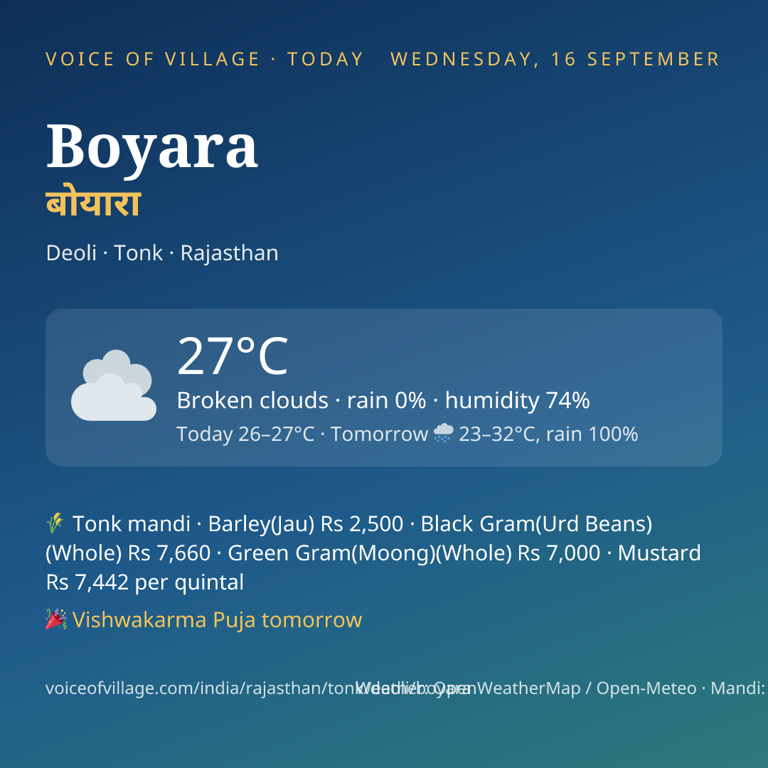 Boyara today