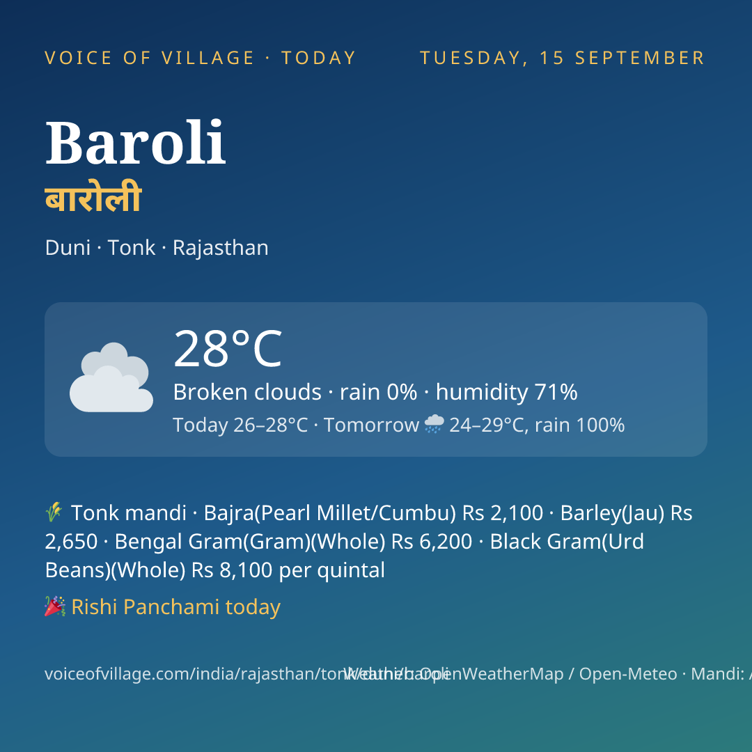 Baroli today