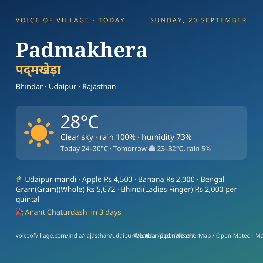 Padmakhera today