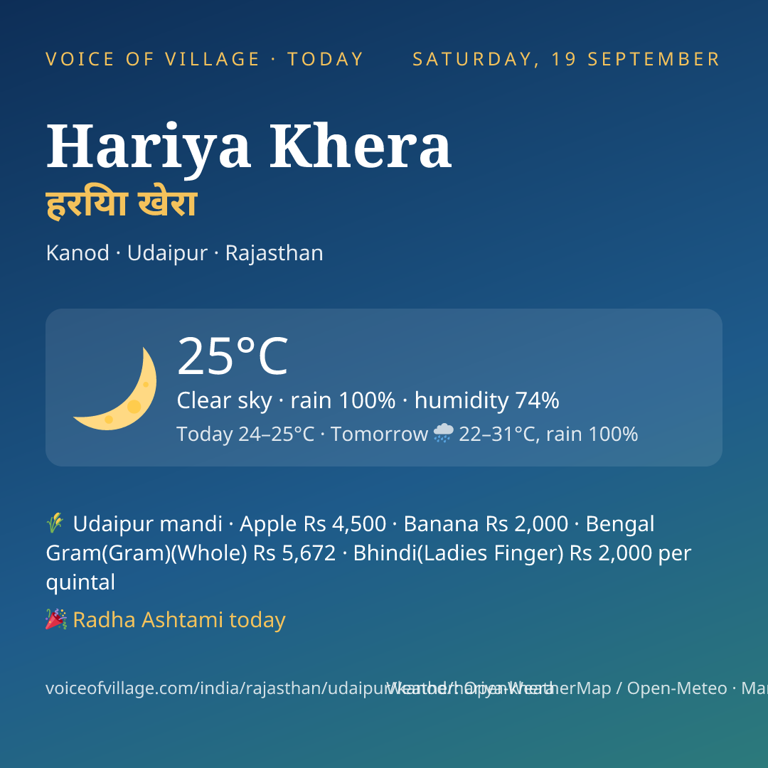 Hariya Khera today