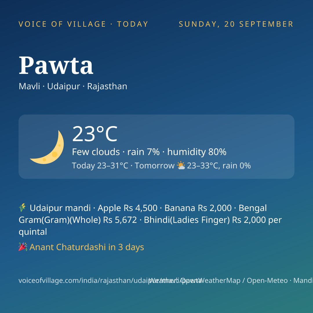 Pawta today