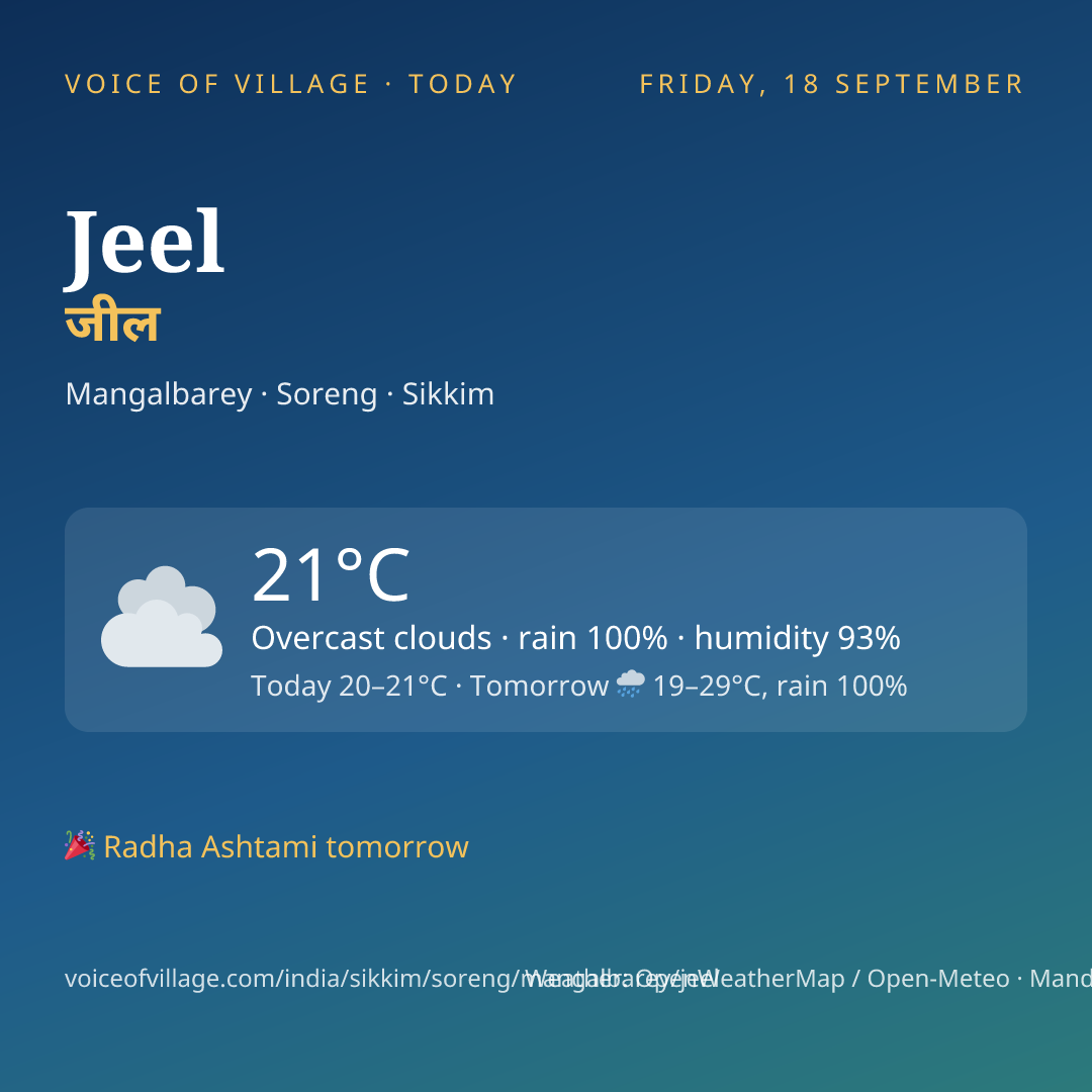 Jeel today