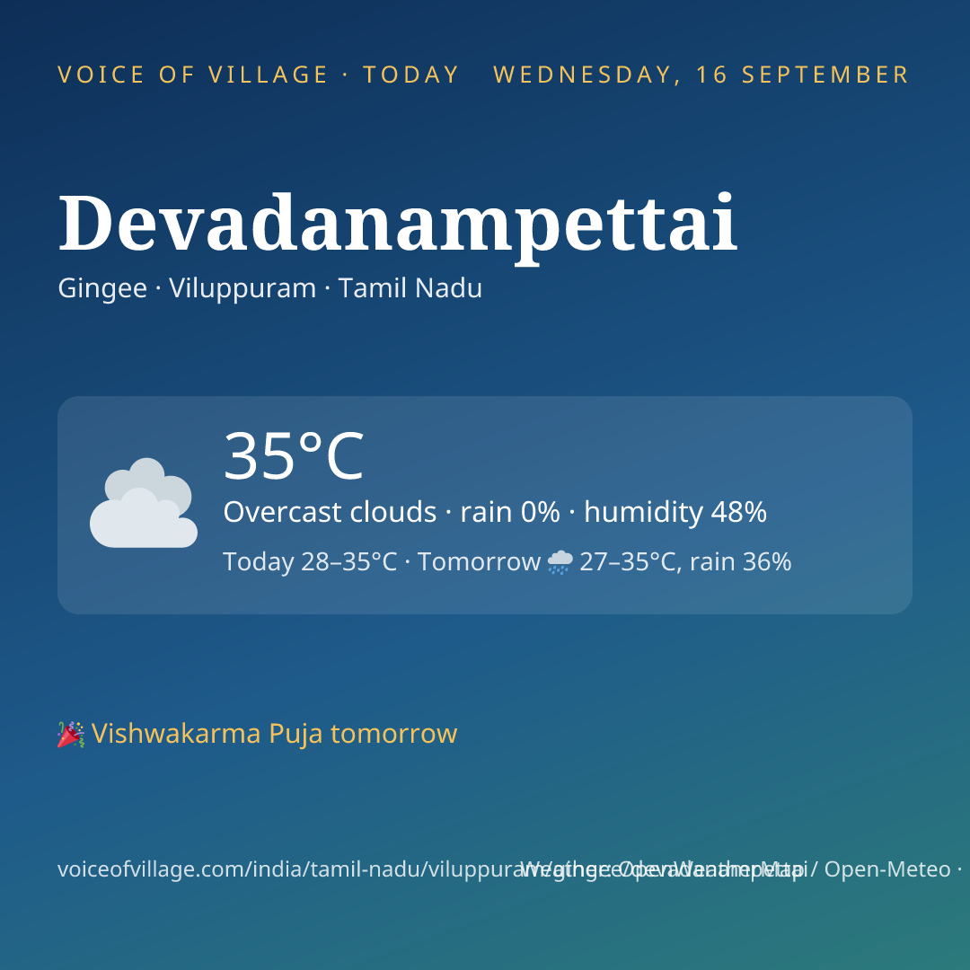 Devadanampettai today