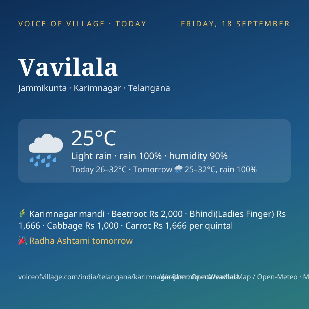 Vavilala today