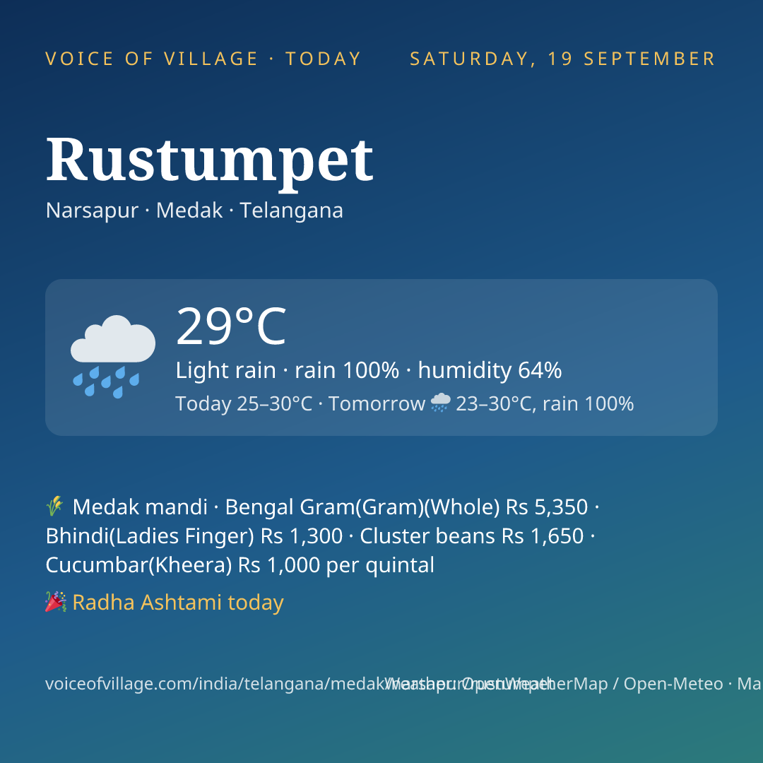 Rustumpet today
