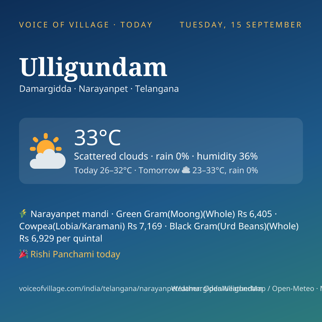 Ulligundam today