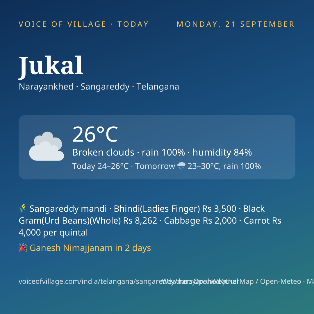 Jukal today