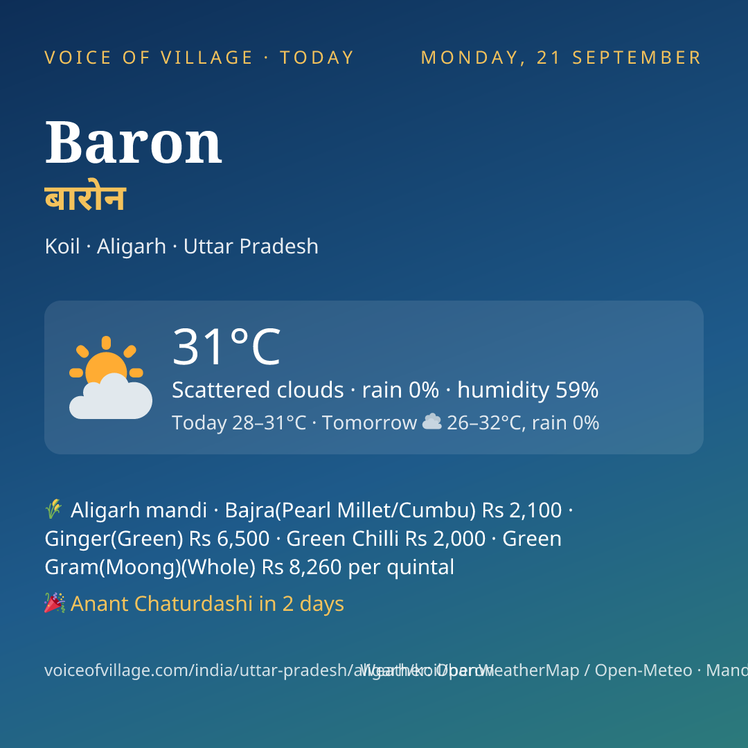 Baron today