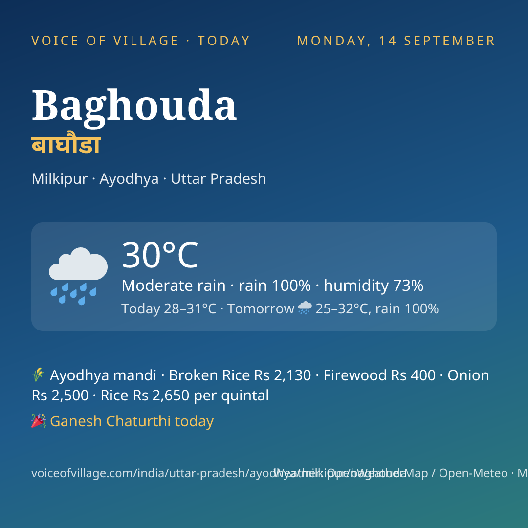 Baghouda today