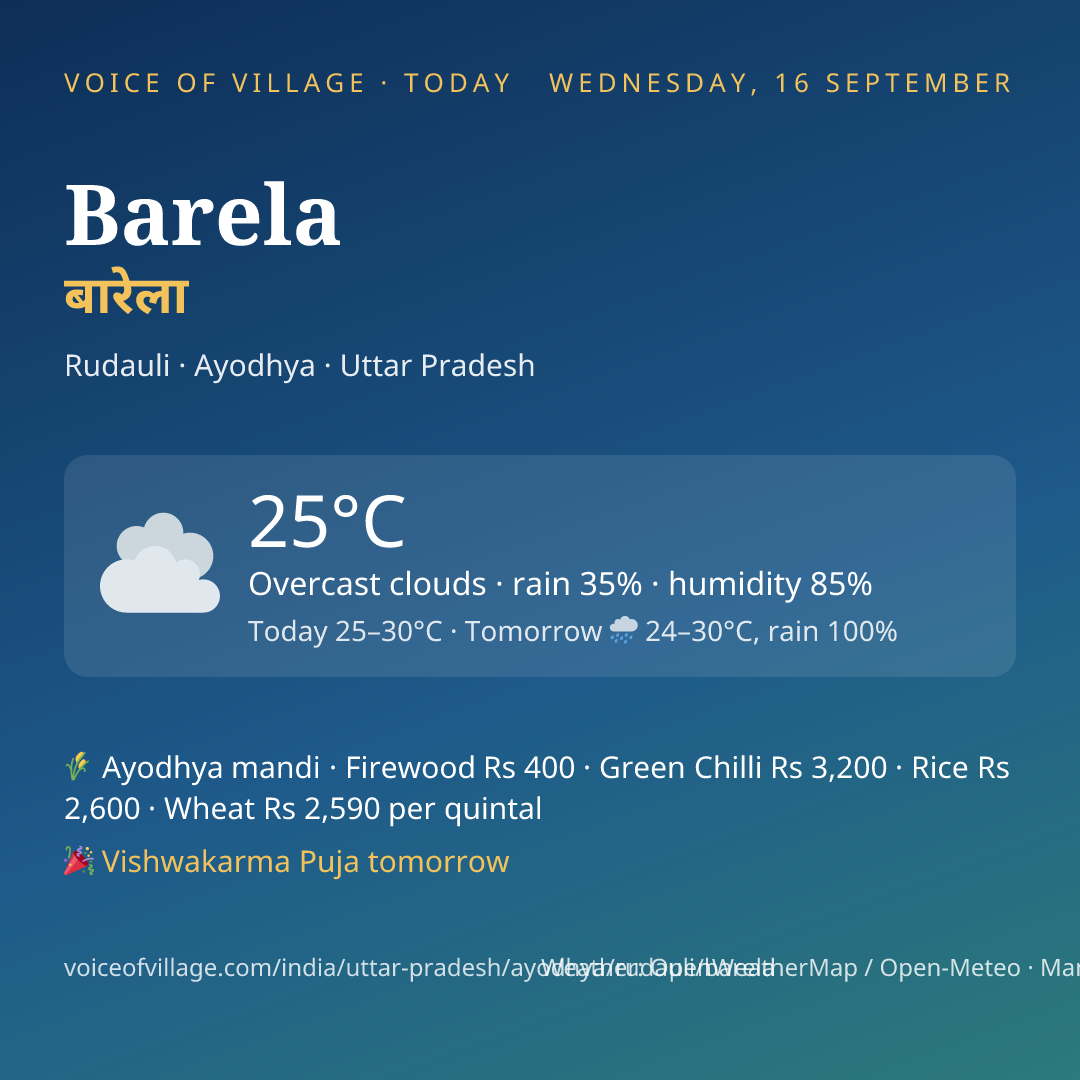 Barela today