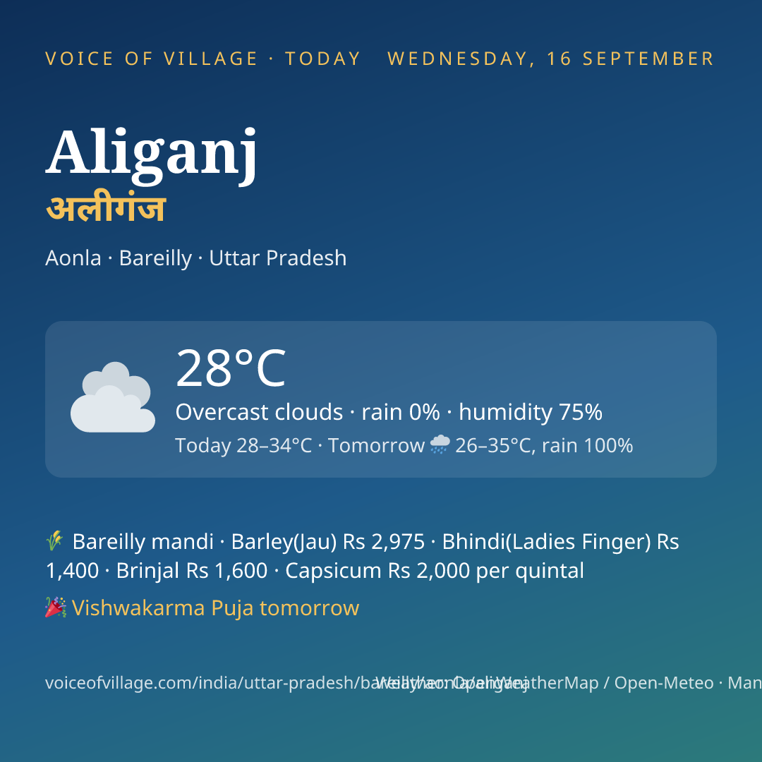 Aliganj today