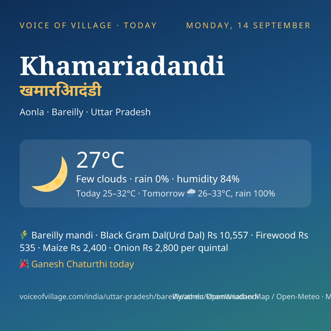 Khamariadandi today