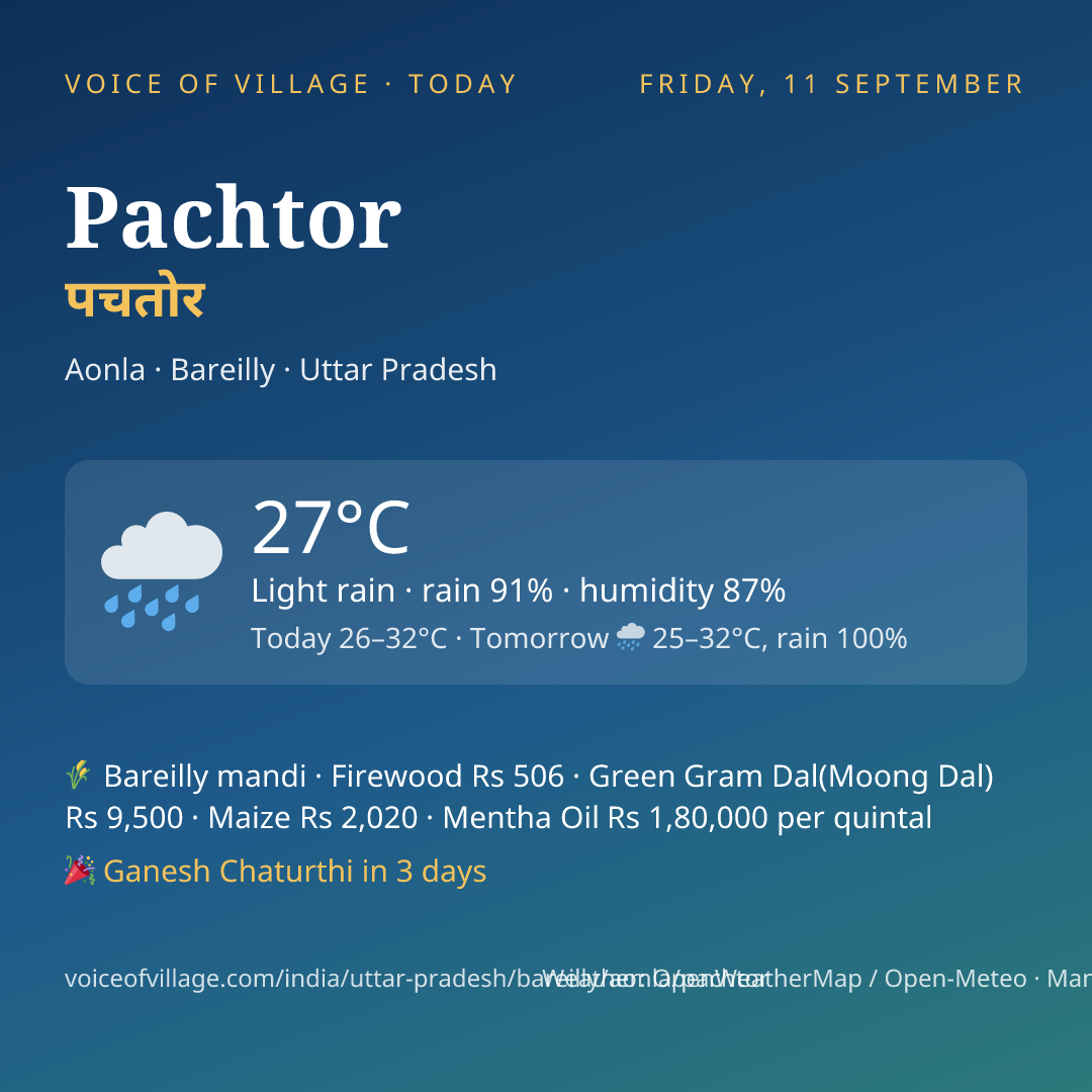 Pachtor today