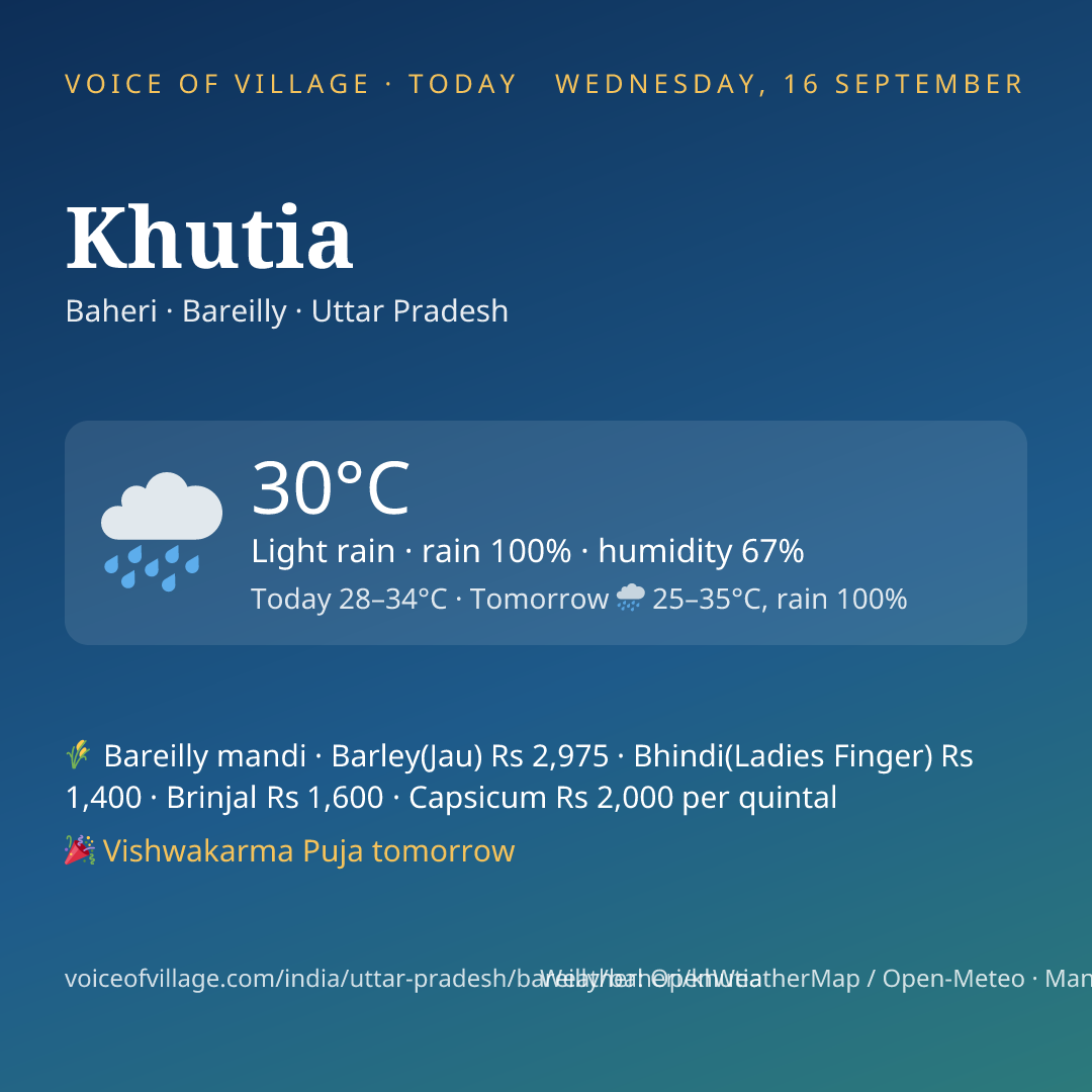 Khutia today