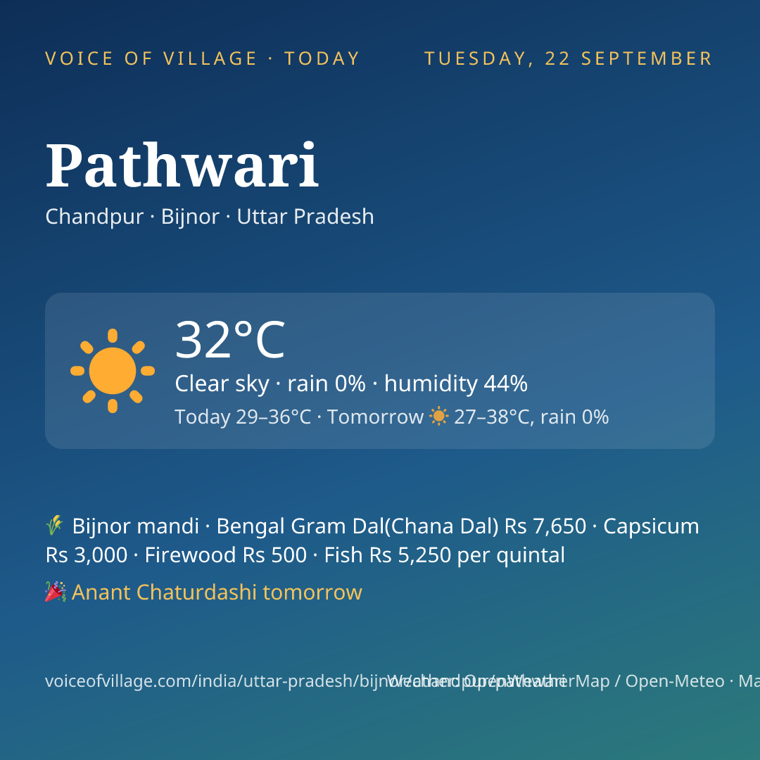 Pathwari today
